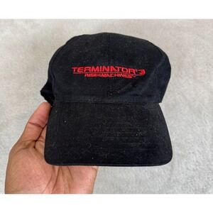VTG 90s‎ Terminator 3 Strapback Cap Mens OS Black Preowned
